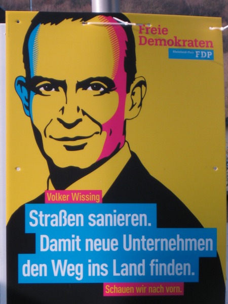 Foto Wahlplakat